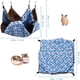 thumbnail image 5 of Hamaca de jaula para animales pequeños, hamaca para animales pequeños, hamaca de azúcar de 3 capas, accesorios para jaula de hámster, acogedora cama para animales pequeños para chinchillas, loros,, 5 of 5