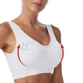 thumbnail image 4 of Wiyuqeen High Impact Sports Bras for Women Plus Size Non Padded Wirefree Workout Bras Floral Hot Drilling Yoga Gym Sport Bras, 4 of 6