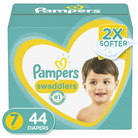 Pampers Swaddlers Diapers Size 7 44 Count