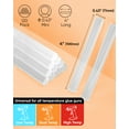 thumbnail image 5 of SHALL Full Size Hot Glue Sticks, 0.43” Dia x 4” Long, 120-pack Clear Hot Melt Glue Gun Sticks for All-Temp Glue Guns, Multipurpose for Kids Adults DIY Art Craft Sealing Repairing Festival Decoration, 5 of 7