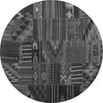 thumbnail image 1 of Ahgly Company Indoor Round Patchwork Gray Transitional Area Rugs, 7' Round, 1 of 1