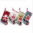 thumbnail image 2 of Medias navideñas de muñeco de nieve, decoración navideña, calcetín de Papá Noel, bolsa de regalo, bolsa de dulces de Navidad, novedad de 2023, 2 of 4