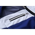 thumbnail image 3 of Abrigo De Invierno Para Niños Pequeños Niños Prendas De Abrigo Chaquetas Chaqueta A Rayas Para Bebés Cremallera Con Capucha Abrigo A Prueba De Viento Azul Odeerbi LM103-3156, 3 of 8