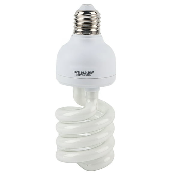 Bombilla E27 de 26 W para terrario de reptiles del desierto, lámpara ultravioleta UVB de calcio, 220-250 V, 10.0