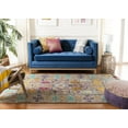 thumbnail image 3 of SAFAVIEH Blossom Hamilton Floral Wool Area Rug, Grey/Multi, 10' x 10' Square, 3 of 11