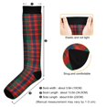 thumbnail image 3 of FORMRS Womens Knee High Socks Casual Long Thick Travel Daily Wear, 2 Pairs, Red and Blue Pattern, 3 of 6