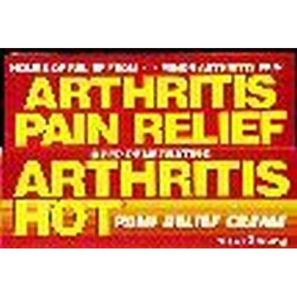 Arthritis Hot Pain Relief Creme 3 oz (Pack of 3)