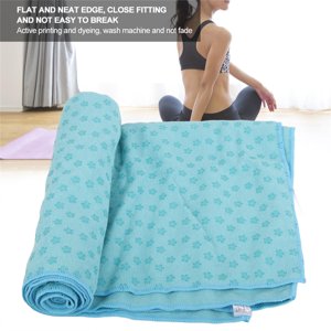 Couverture de tapis de yoga antidérapant Couverture antidébris de tapis pour yoga Maison pratique pour bureau Balcon Salon Sky Blue