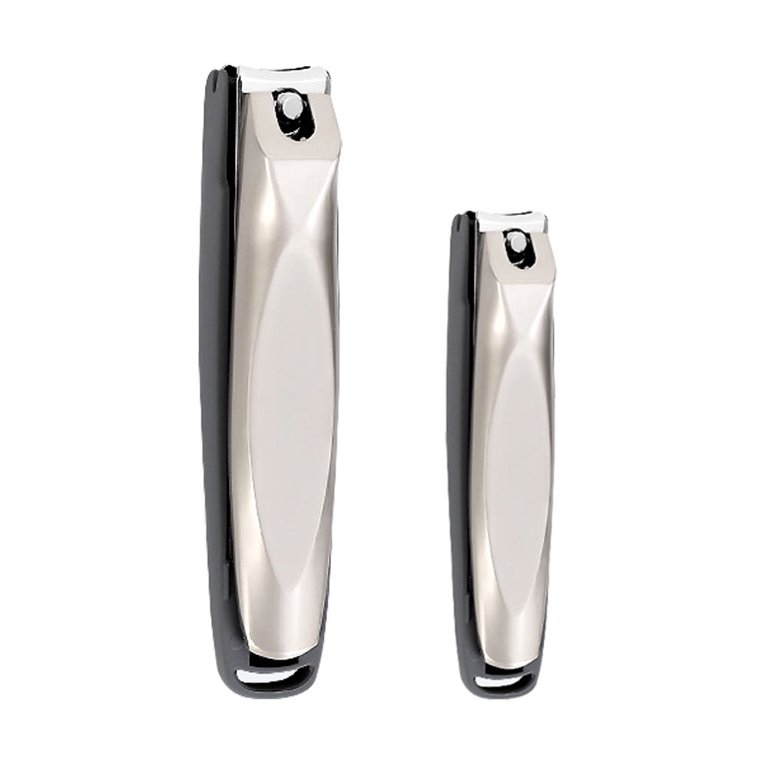 Nail Clippers for Men with Catcher - KLIPP Razor-Sharp Heavy Duty  Self-Collecting Nail Cutters with Ergonomic Lever Keep Fingernails and  Toenails