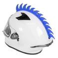 thumbnail image 2 of Cuernos Adorno Mohicano Para Cascos Motos Azul Kinlley, 2 of 6