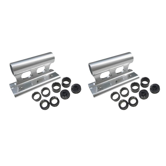 Toystoory Bike Fork Mount Car Rack Holder Quick Carrier Thru Release Axle Bikes Plata 2Conjunto