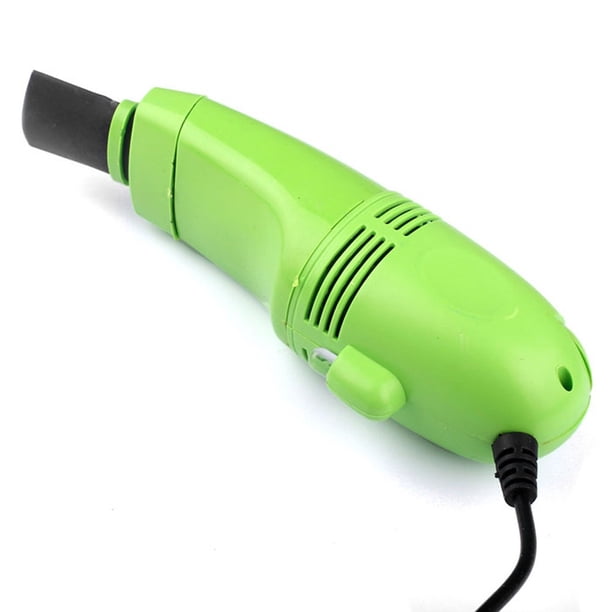 Mini aspiradora de escritorio de mano que funciona con baterías - Limpie el teclado, la computadora portátil y los accesorios de escritorio con aspiradora inalámbrica - Accesorio de cepillo