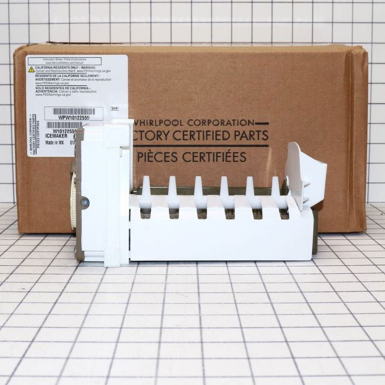 Whirlpool Refrigerator Ice Maker Assembly WPW10122559