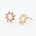 thumbnail image 4 of Howard's Stud Bud Sun Gold Stud Earrings for Women, 4 of 4