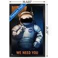 thumbnail image 2 of NASA - We Need You Wall Poster, 14.725" x 22.375" Framed, 2 of 6