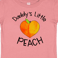 thumbnail image 4 of Inktastic Daddy's Little Peach Cute Peach Heart Boys or Girls Baby T-Shirt, 4 of 5