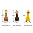 thumbnail image 2 of FNNMNNR 3 Packs Latex Rubber Chicken Duck Squeaky Dog Toys Interactive Funny and Non-Toxic Fetch Play Reduce Anxiety Small Medium Dogs, 2 of 12