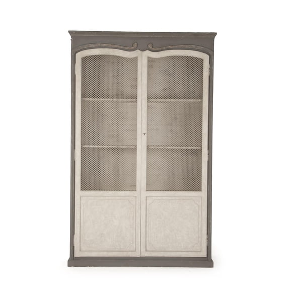Traditional Alexander Charcoal Display Cabinet