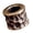 White copper, variant on Artisanal Copper Spacer Beads With Extra Large Holes Jewelry Findings For Handcrafted Vintage Styles Designs