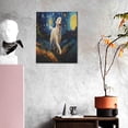thumbnail image 3 of Sikiie Vintage Starry Sky Labrador Print Canvas Decorative Hanging Painting, Anti-shrinkage Hanging Frame, Suitable for Home, Office Wall Decorations, 3 of 6