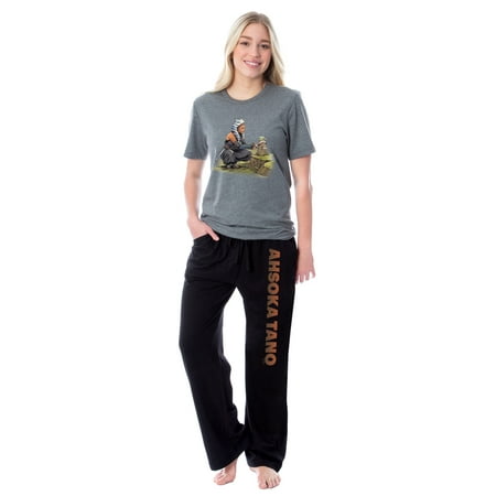

Star Wars Womens The Mandalorian Ahsoka Tano Sleep Pajama Set Crewneck (XXL)