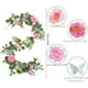 thumbnail image 3 of Guirnalda de 70,86 pulgadas con flores, rosas, gypsophila, guirnalda floral artificial, guirnalda de follaje para bodas, primavera, fiestas en casa, manualidades, arte, camino de mesa, 3 of 5