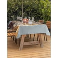 thumbnail image 3 of Outdoor Tablecloth with Umbrella Hole for Patio/Picnic/Party/Camping, Blue Tiger Waterproof Table Cloth Rectangle Table Cover Washable, Funny Animals Modern Art (52"x 70"), 3 of 8