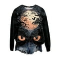 thumbnail image 6 of Godom Halloween Womens Sweatshirts Pumpkin Graphic Long Sleeve Tops Fall Winter Clothes Crewneck Cozy Outfits Pullover Fashion, 6 of 6