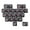 Black, variant on Ergonomic 21 Key Transparents Cats Shaped Keycaps With Heart Pattern PC Construction For Comfort Typing And Gaming Setups