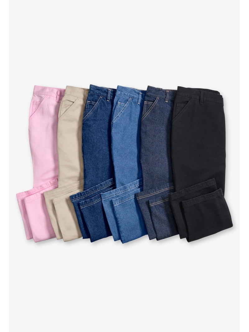 Woman Within Plus Size Carpenter Denim Capri - Walmart.com