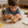 thumbnail image 4 of 24-Bar Luban Lock Complex Interlocking Wood Puzzle for Advanced Problem Solving and STEM Learning Strategy Gift in Classic Style, 4 of 5
