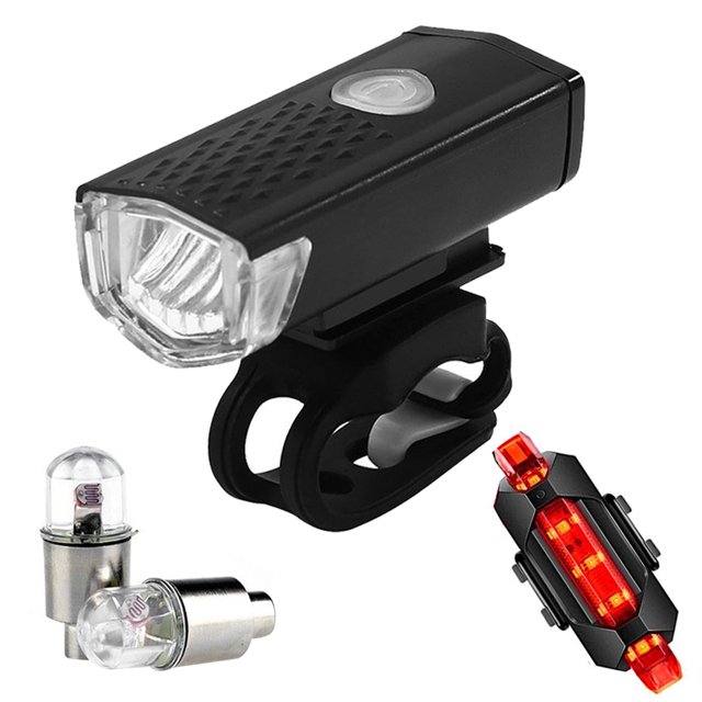 XPE LED bicicleta cola faro conjunto 300LM 800mAh MTB bicicleta ciclismo válvula lámpara Tmvgtek Nuevos Originales