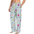 thumbnail image 2 of Balery Happy Easter print Men's Pajama Pants,Ultra Lightweight Pjs,Lounge Pant-Small, 2 of 9
