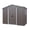 Gray, variant on CarButler 8x4ft Metal Outdoor Storage Shed with Window and Lockable Sliding Doors for Garden Backyard Patio Lawn Gray