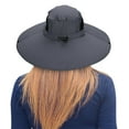 thumbnail image 6 of Safari Bucket Hats for Women – Wide Brim Outdoor Sun Hat UV Protection, Stylish Foldable Travel Hat for Hiking, Camping, Pool and Summer Vacation, 6 of 6