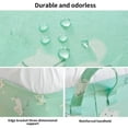 thumbnail image 4 of Cesta de almacenamiento de tela plegable de gran tamaño con cierre de cordón | Bolsa de edredón para mantas, ropa, ropa de cama | Organizador portátil para viajes en el dormitorio del hogar, 4 of 8