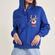 thumbnail image 1 of Pntutb Mujeres Casual Impreso Pullover Manga Larga Con Capucha Bolsillo Blusa Tops Sudaderas Liquidación Pntutb Pntutb-1340, 1 of 6