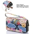 thumbnail image 3 of HAWEE Removable Wristlet Female Casual Wallet, Flora Bloom, 3 of 7