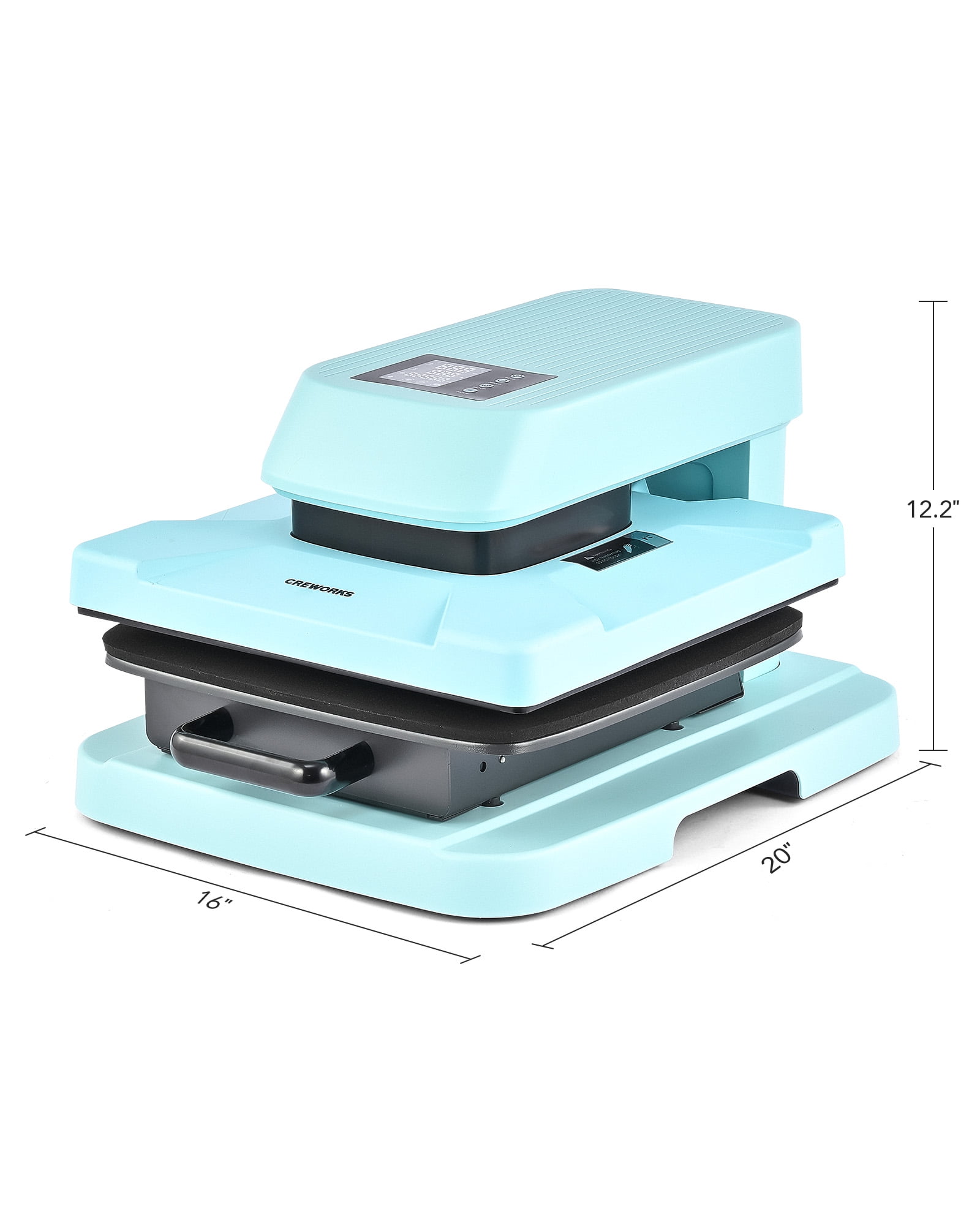 Creworks 15"x15" Auto Heat Press Machine for Transfer Vinyl Sublimation Project