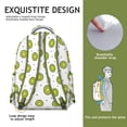 thumbnail image 5 of Kiwi Fruit Print College Backpack - Durable Laptop Bag for School & Travel, Stylish Gift for Students, Roomy with Padded Straps, Comfortable All-Day Use, 5 of 6