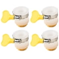 thumbnail image 1 of BUYISI 22Mm Universal Faucet Interface 4 Points Coarse Tooth Adapter Kitchen Bathroom Faucet Tap Converters Garden Hose Connection, 1 of 6