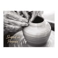 thumbnail image 2 of Shared Blessings Religious Father’s Day Card with KJV Scripture, Hands of a Potter Appreciation Bible Verse Cards for Dad, 2 of 3