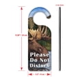 thumbnail image 3 of Do Not Disturb Door Knob Hanger Sign - Moose Pond - Image by Dan Morris, 3 of 3