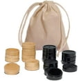 thumbnail image 1 of WE Games Wooden Checkers with Stackable Ridges - 1.5 inches, 1 of 10
