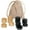 Black and Natural, variant on WE Games Wooden Checkers Pieces, Stackable Backgammon Pieces with Bag, 1.06 inch, Brown/Natural, 24-Pack