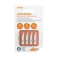 thumbnail image 4 of Slice 10518 Replacement Craft Knife Scalpel Blades - Straight Edge, Rounded Tip - Finger-Friendly, Micro Ceramic Safety Blade - Pack of 4, 4 of 12