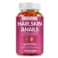 thumbnail image 3 of Gomitas para el cabello, la piel y las uñas | Vitaminas para el cabello para hombres y mujeres | Suplementos de biotina - 60 gomitas, 3 of 5