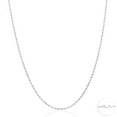 thumbnail image 4 of Solid 925 Sterling Silver Italian Rope Chain Necklace 16"-30", 4 of 16