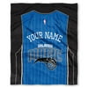 NBA Orlando Magic "Jersey" Personalized Silk Touch Throw Blanket