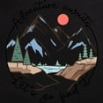 thumbnail image 3 of CafePress - Adventure Awaits Let'S Go Find It Pajamas - Women's Short Sleeve Print T-Shirt and Pants Dark Cotton Pajama Set, 3 of 7